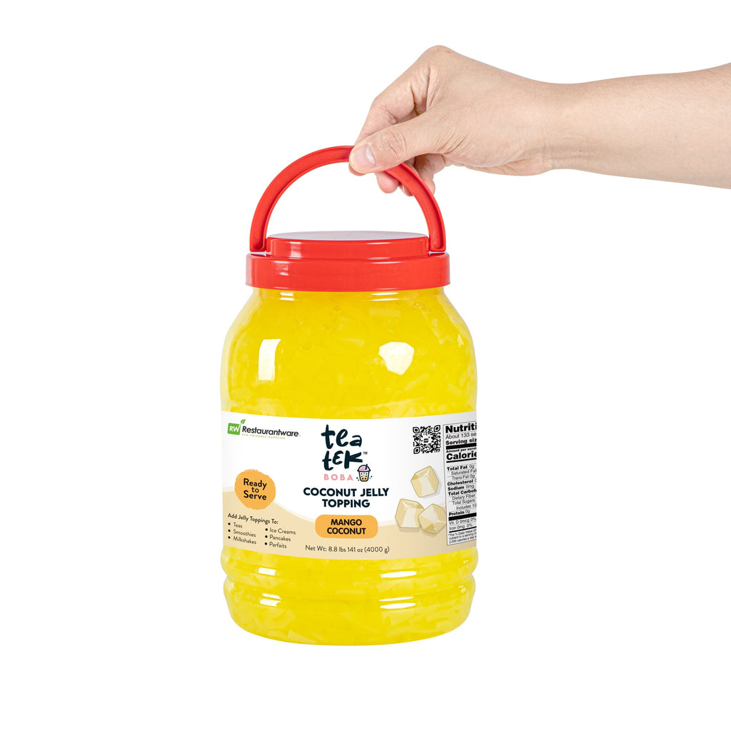 Tea Tek 8.8 lb Jelly Topping - Mango Coconut - 4 count box