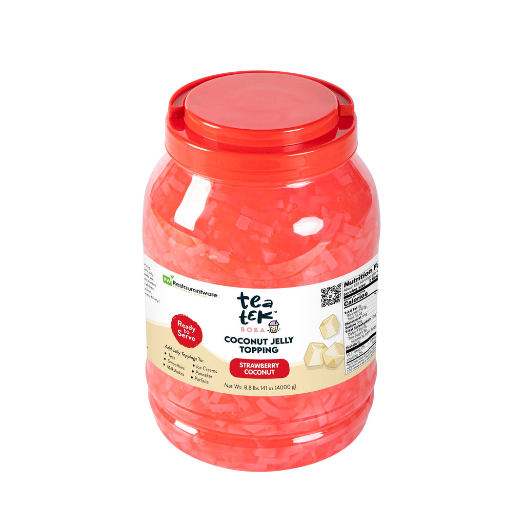 Tea Tek 8.8 lb Jelly Topping - Strawberry Coconut - 1 count box
