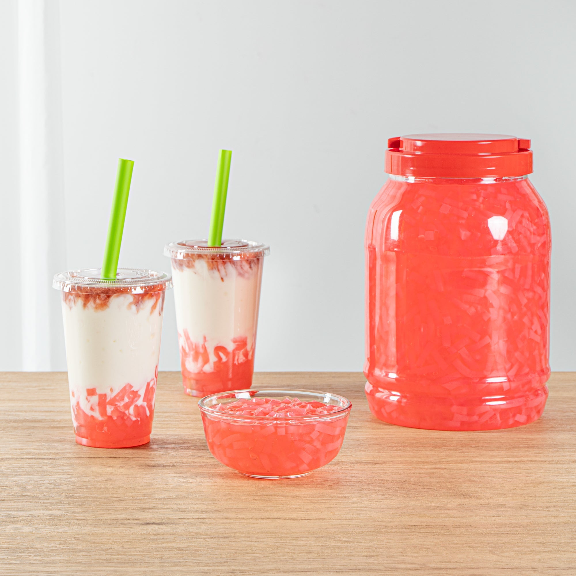 Tea Tek 8.8 lb Jelly Topping - Strawberry Coconut - 1 count box