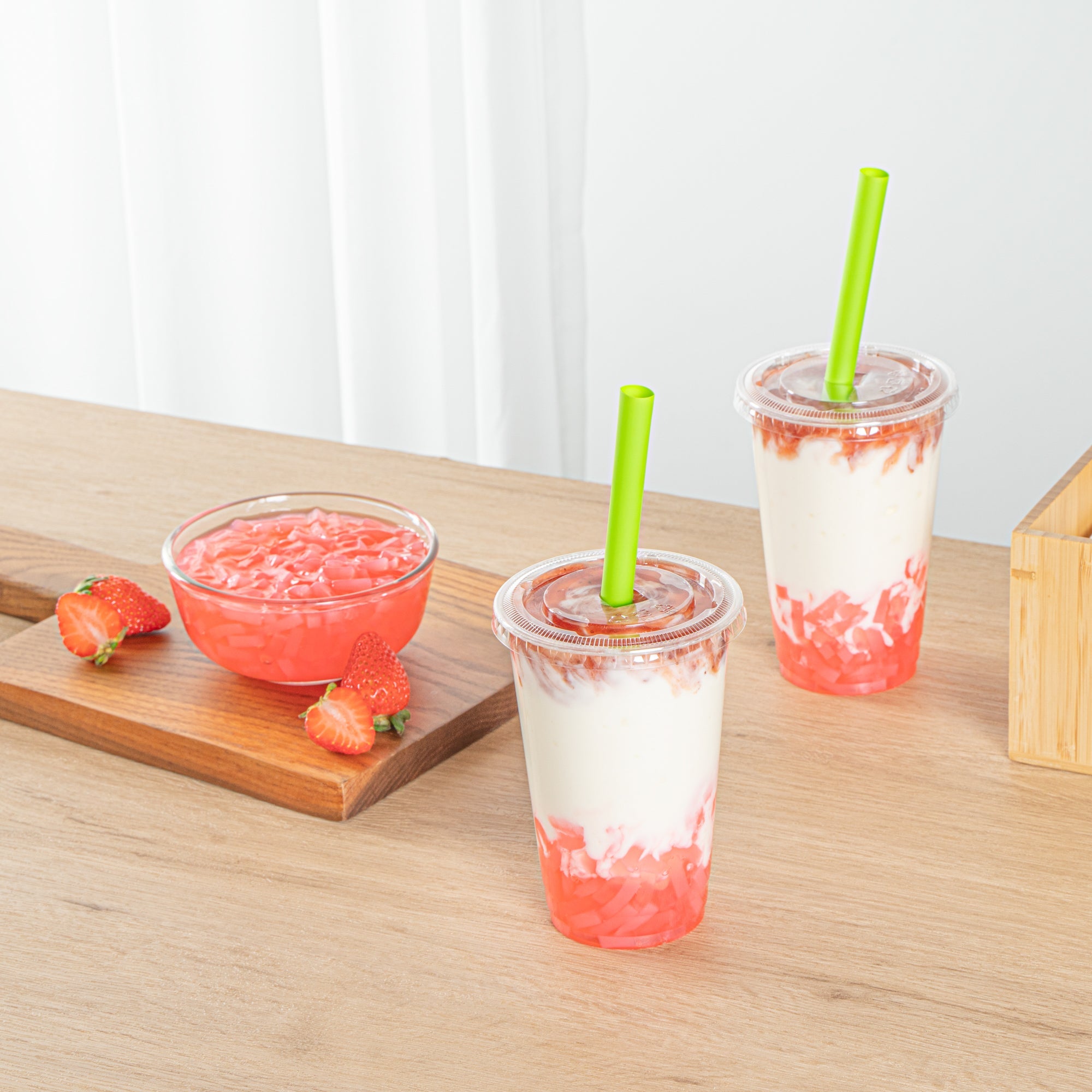 Tea Tek 8.8 lb Jelly Topping - Strawberry Coconut - 1 count box