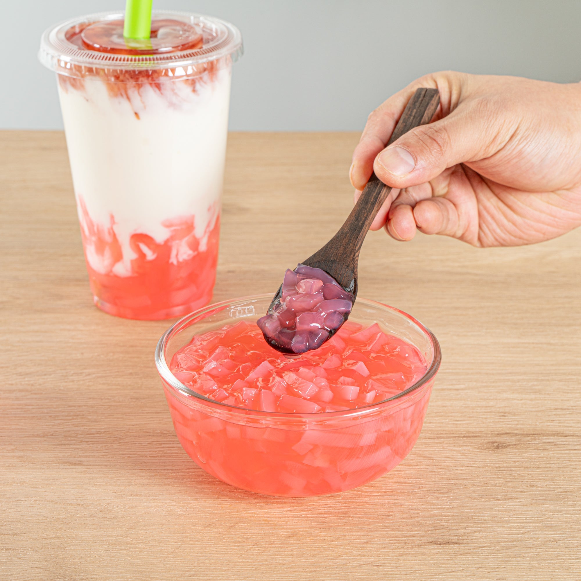 Tea Tek 8.8 lb Jelly Topping - Strawberry Coconut - 1 count box