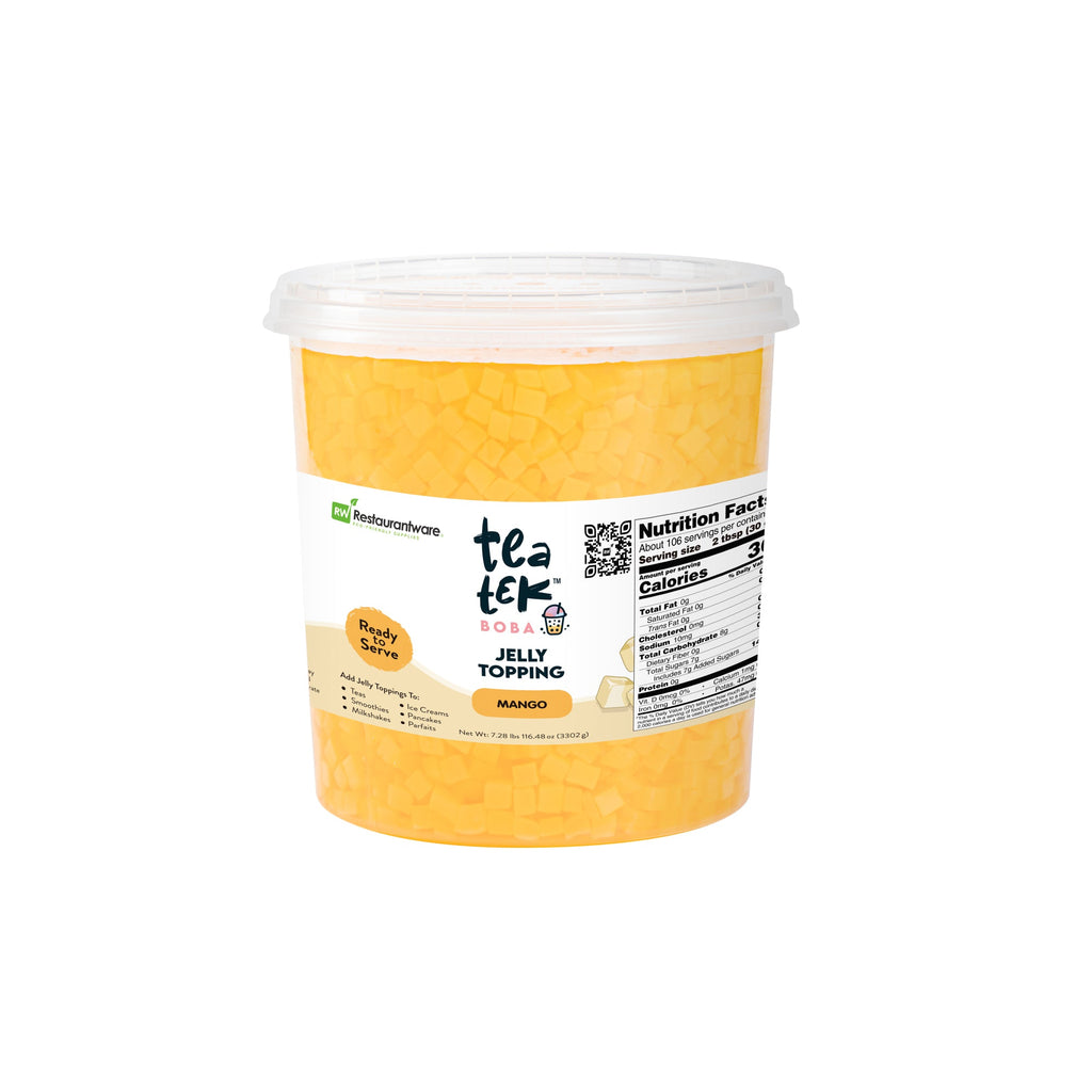 Tea Tek 7.28 lb Jelly Topping - Mango - 1 count box