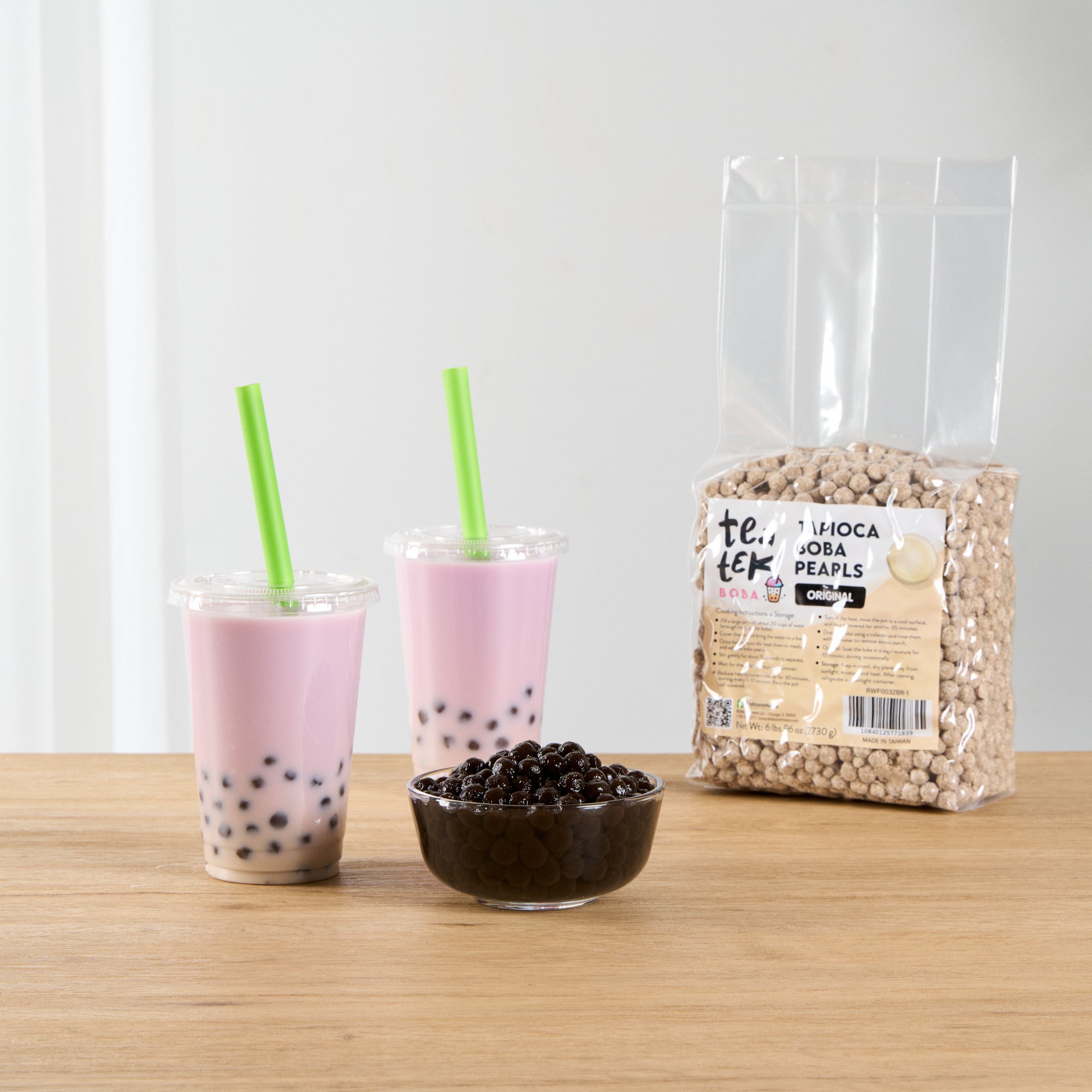 Tea Tek 6 lb Tapioca Boba Pearls - Original - 1 count box