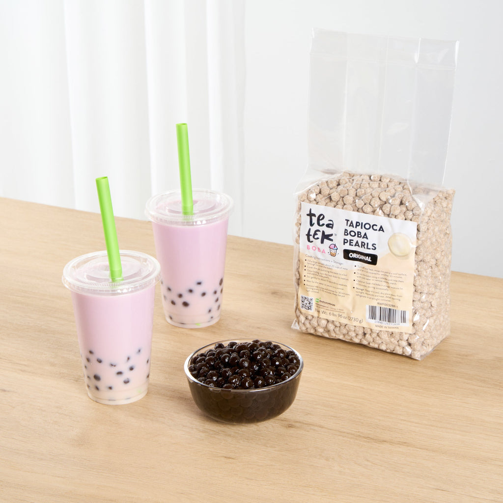 Tea Tek 6 lb Tapioca Boba Pearls - Original - 6 count box