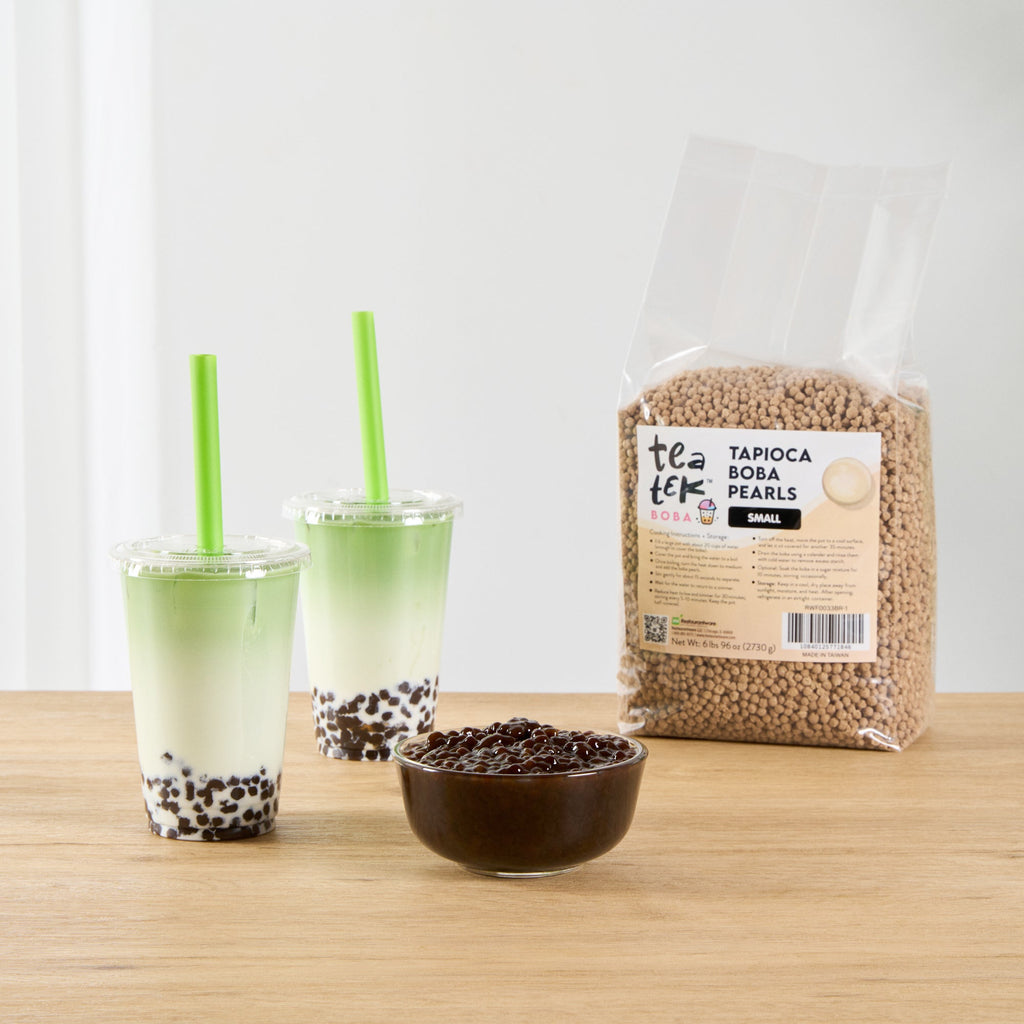 Tea Tek 6 lb Tapioca Boba Pearls - Small - 6 count box