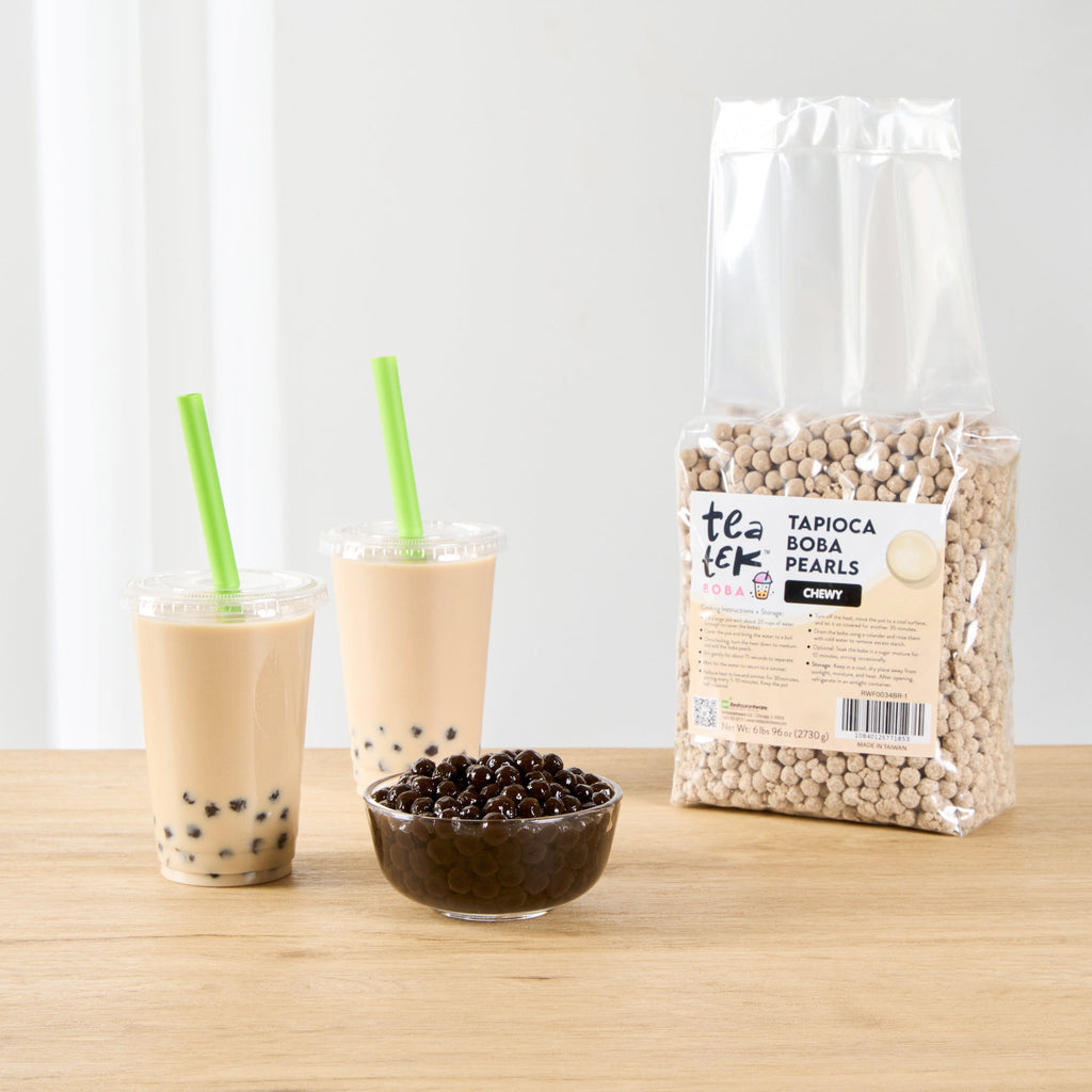 Tea Tek 6 lb Tapioca Boba Pearls - Chewy - 1 count box