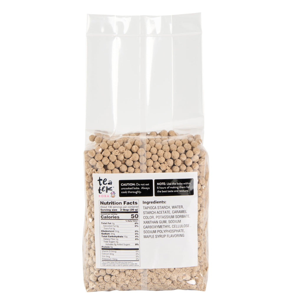 Tea Tek 6 lb Tapioca Boba Pearls - Chewy - 1 count box