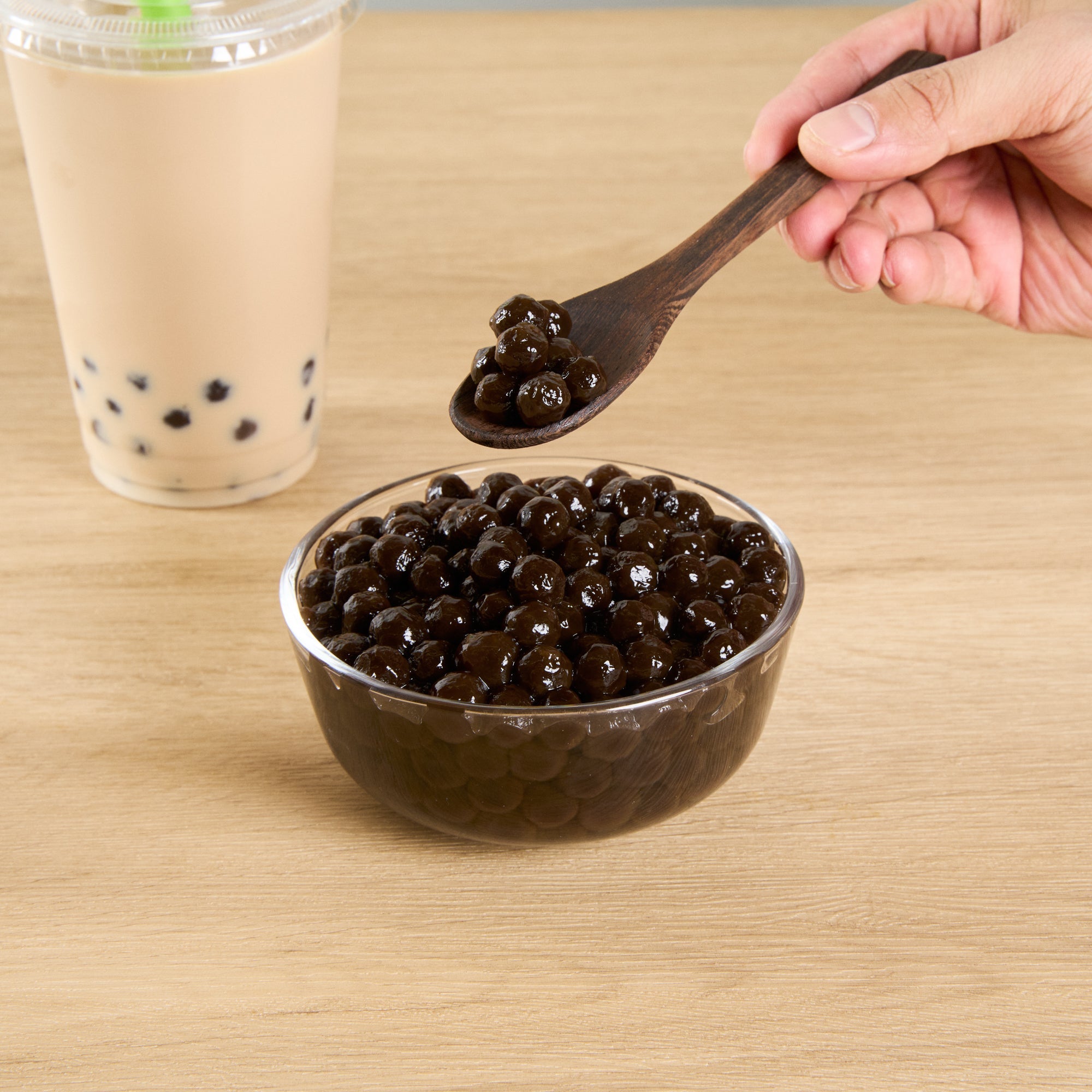 Tea Tek 6 lb Tapioca Boba Pearls - Chewy - 6 count box