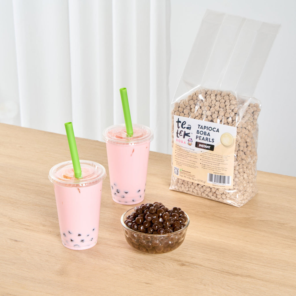 Tea Tek 6 lb Tapioca Boba Pearls - Instant - 6 count box