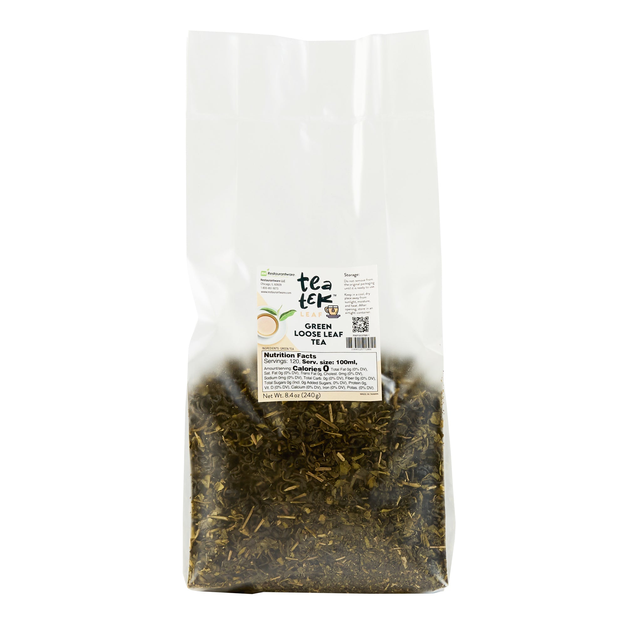 Tea Tek 8.4 oz Green Loose Leaf Tea - 1 count box