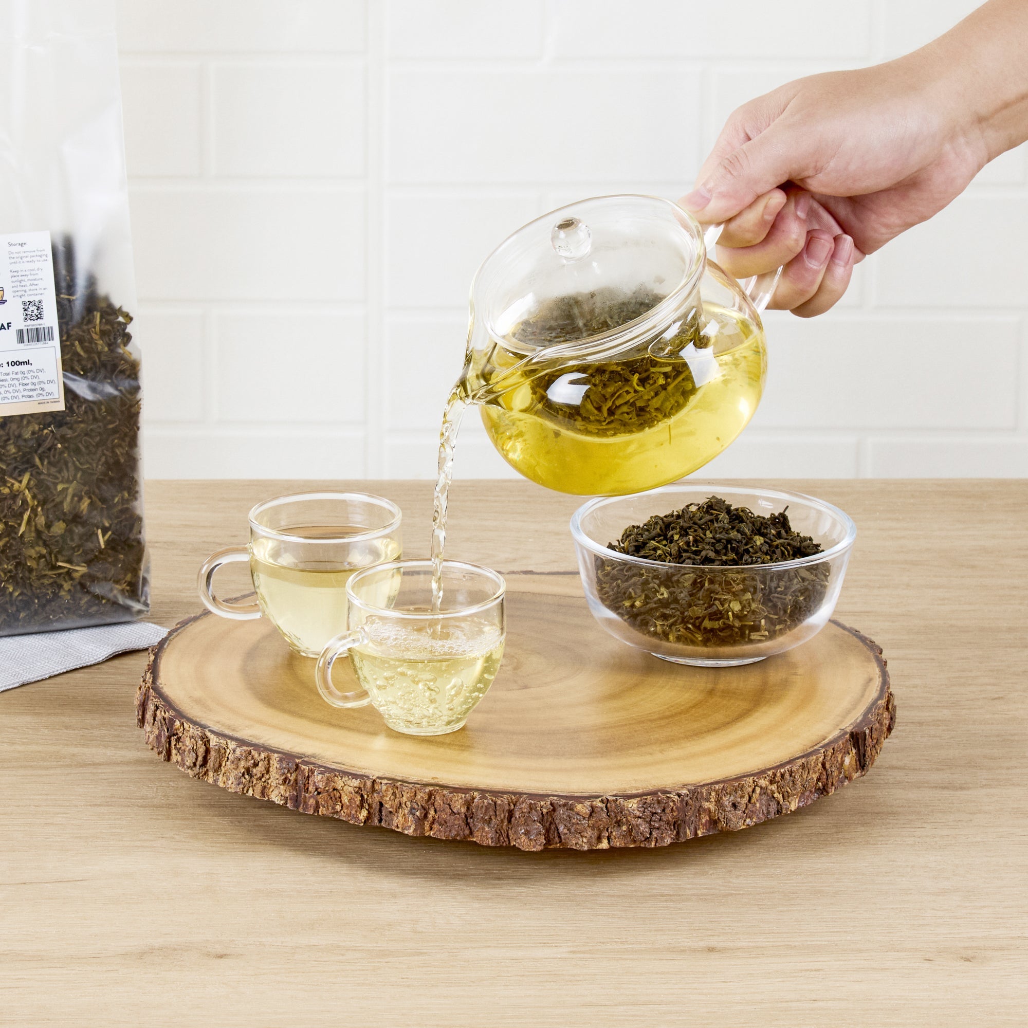 Tea Tek 8.4 oz Green Loose Leaf Tea - 1 count box