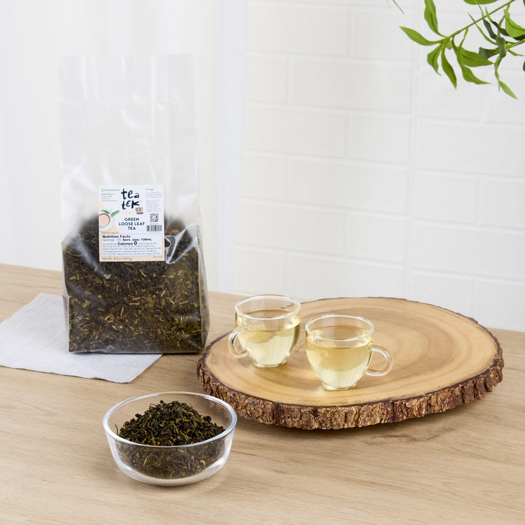 Tea Tek 8.4 oz Green Loose Leaf Tea - 1 count box