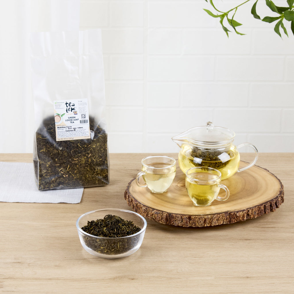 Tea Tek 8.4 oz Green Loose Leaf Tea - 1 count box