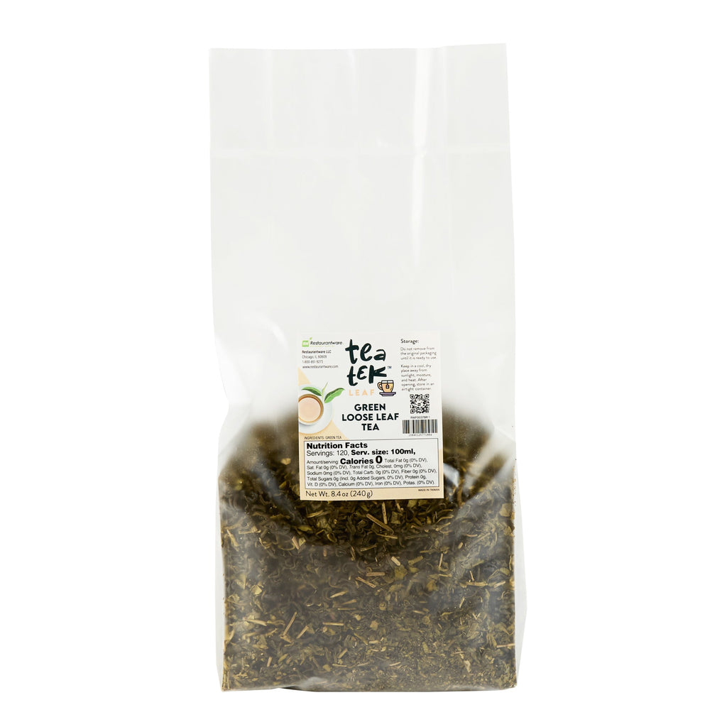 Tea Tek 8.4 oz Green Loose Leaf Tea - 25 count box