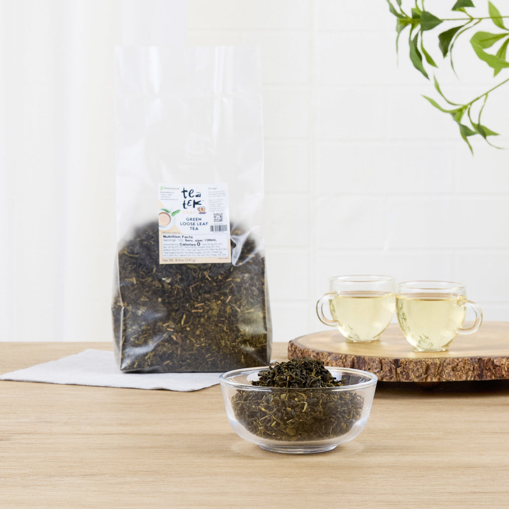 Tea Tek 8.4 oz Green Loose Leaf Tea - 25 count box