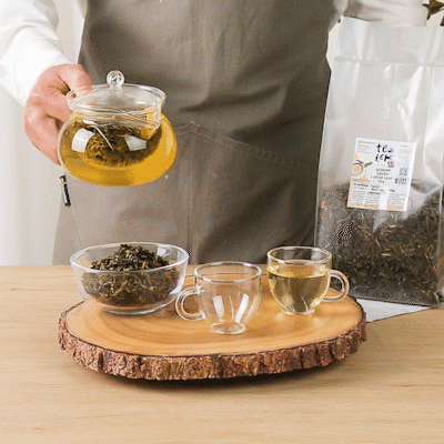Tea Tek 8.4 oz Jasmine Green Loose Leaf Tea - 25 count box