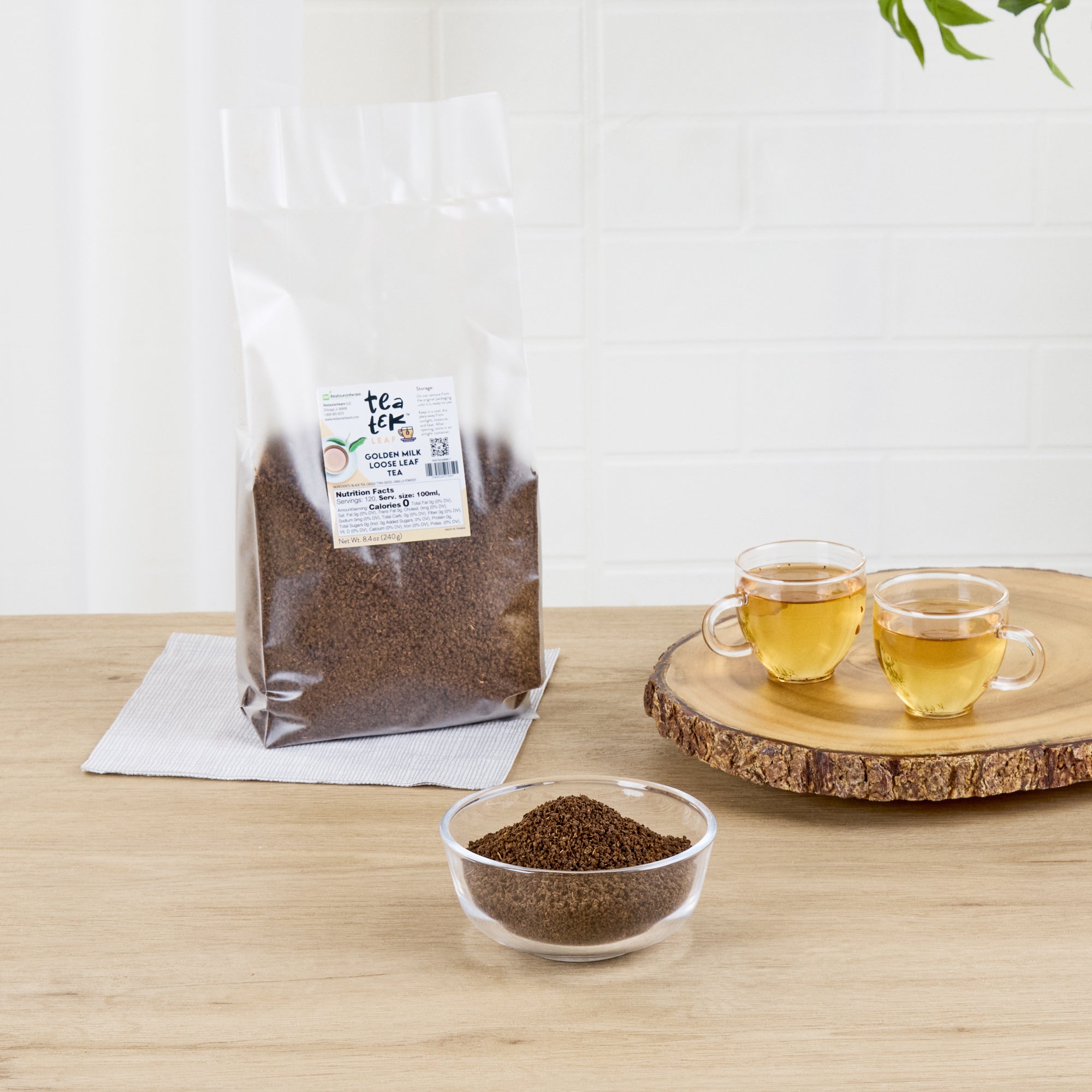 Tea Tek 8.4 oz Golden Milk Loose Leaf Tea - 1 count box