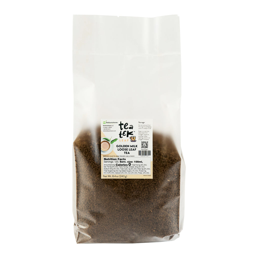 Tea Tek 8.4 oz Golden Milk Loose Leaf Tea - 25 count box