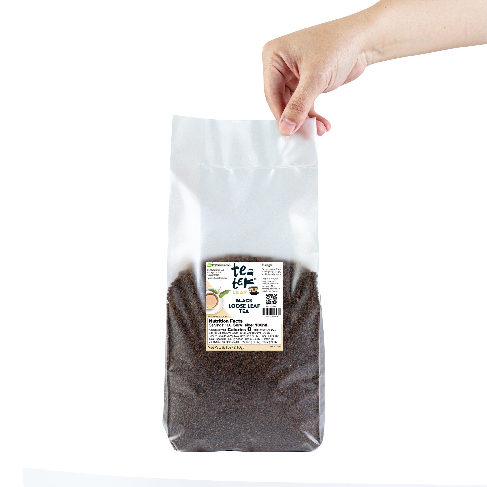 Tea Tek 8.4 oz Black Loose Leaf Tea - 1 count box