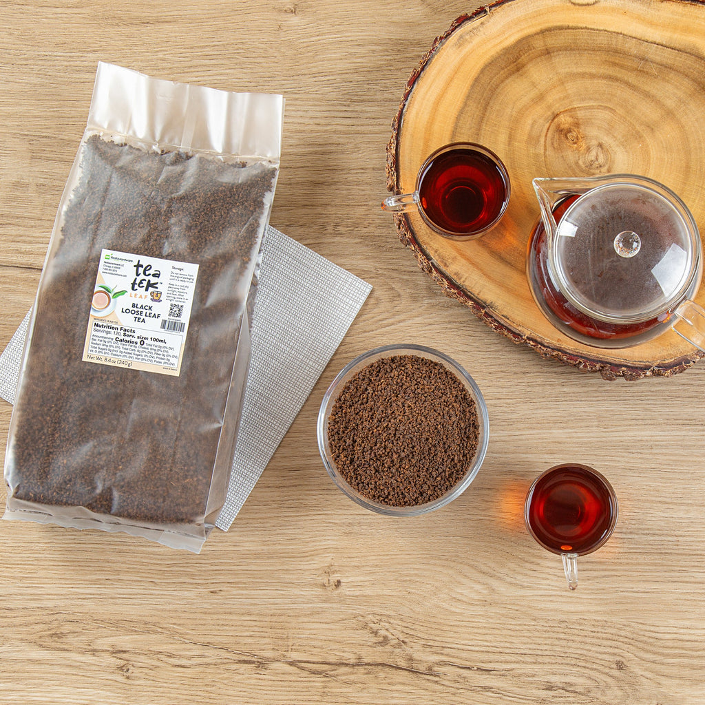 Tea Tek 8.4 oz Black Loose Leaf Tea - 25 count box
