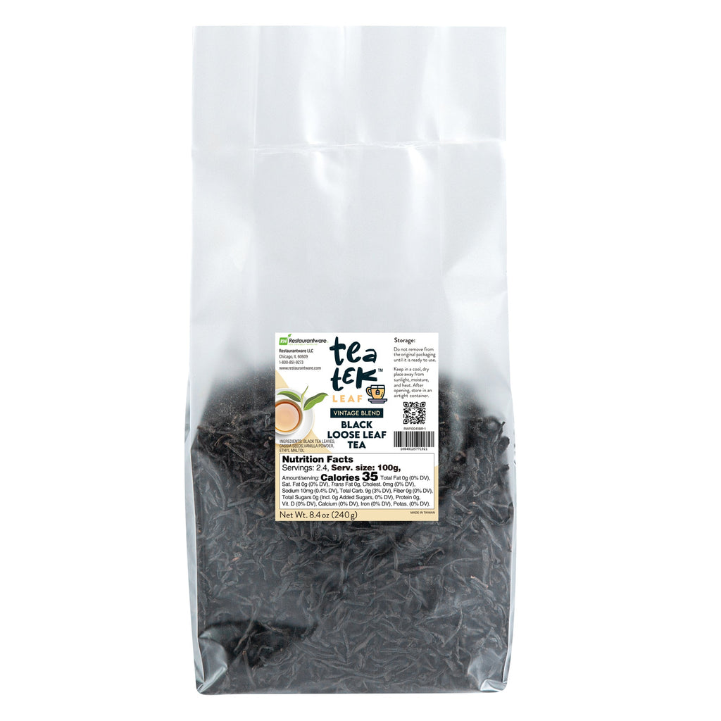 Tea Tek 8.4 oz Black Loose Leaf Tea - Vintage Blend - 1 count box
