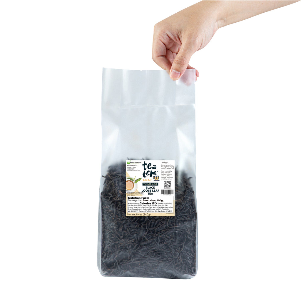 Tea Tek 8.4 oz Black Loose Leaf Tea - Vintage Blend - 1 count box