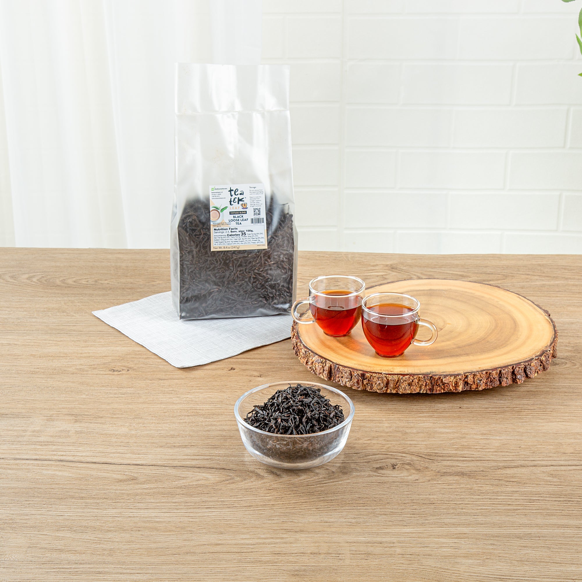 Tea Tek 8.4 oz Black Loose Leaf Tea - Vintage Blend - 1 count box