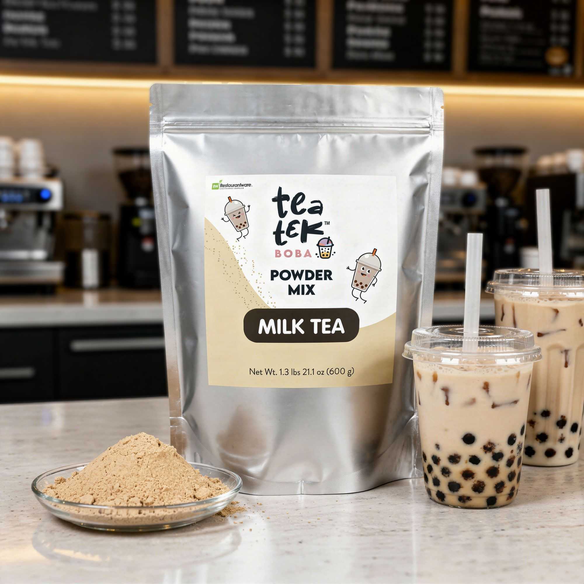 Tea Tek 21.1 oz Milk Tea Powder Mix - 1 count box