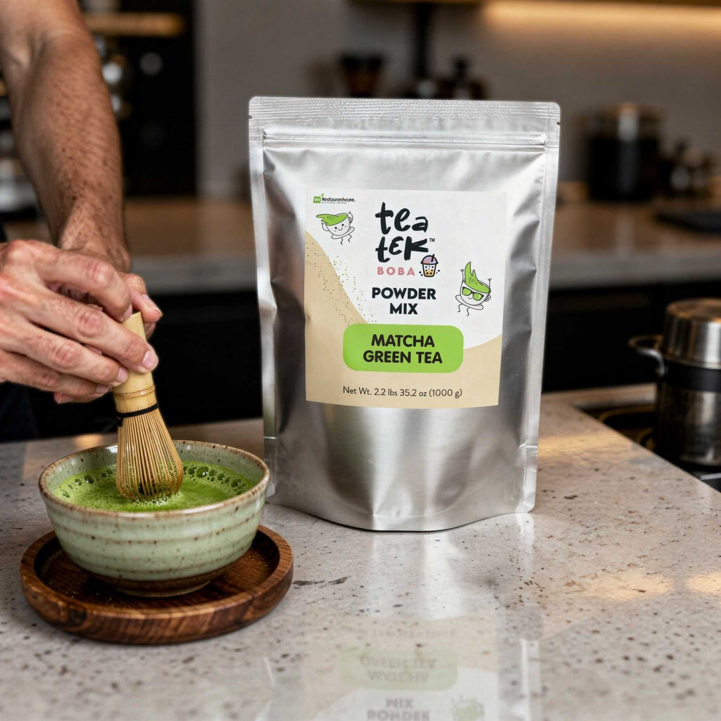 Tea Tek 35.2 oz Matcha Green Tea Powder Mix - 10 count box