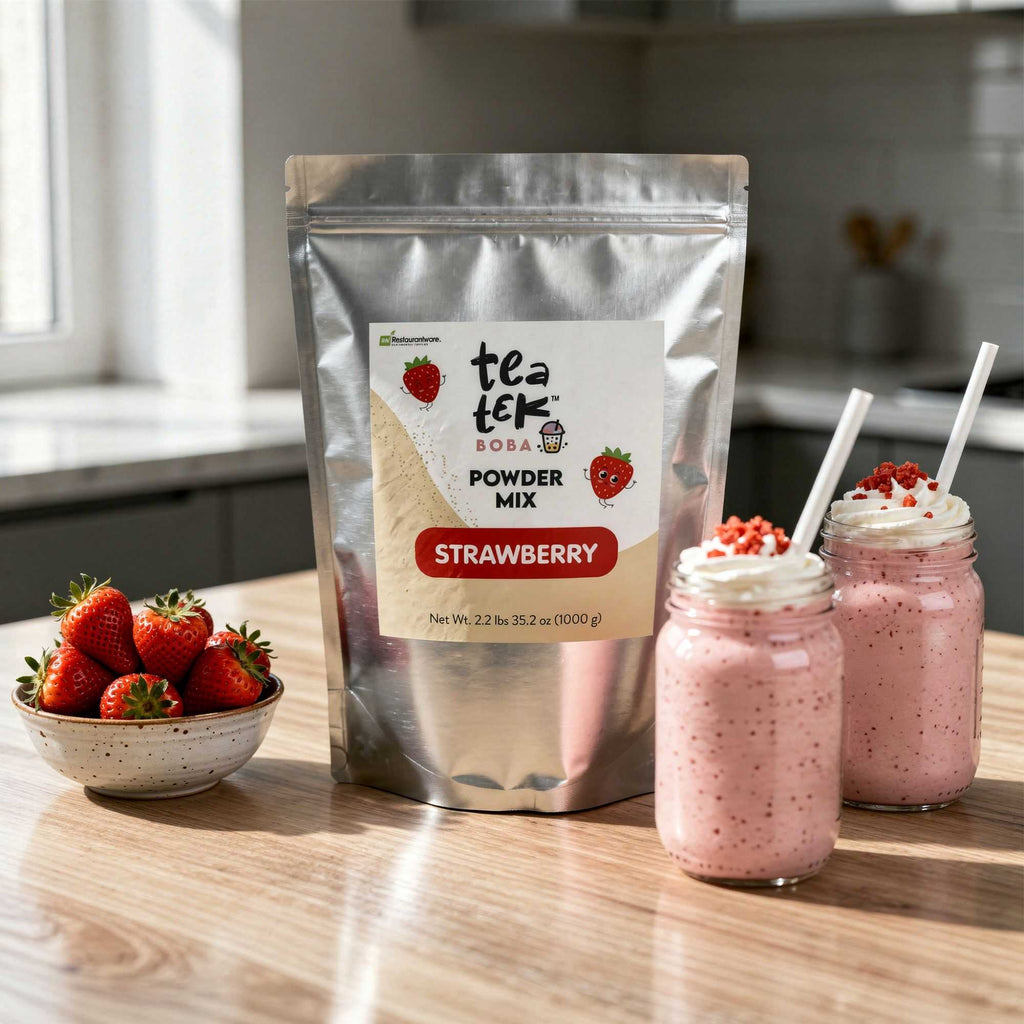 Tea Tek 35.2 oz Strawberry Powder Mix - 1 count box