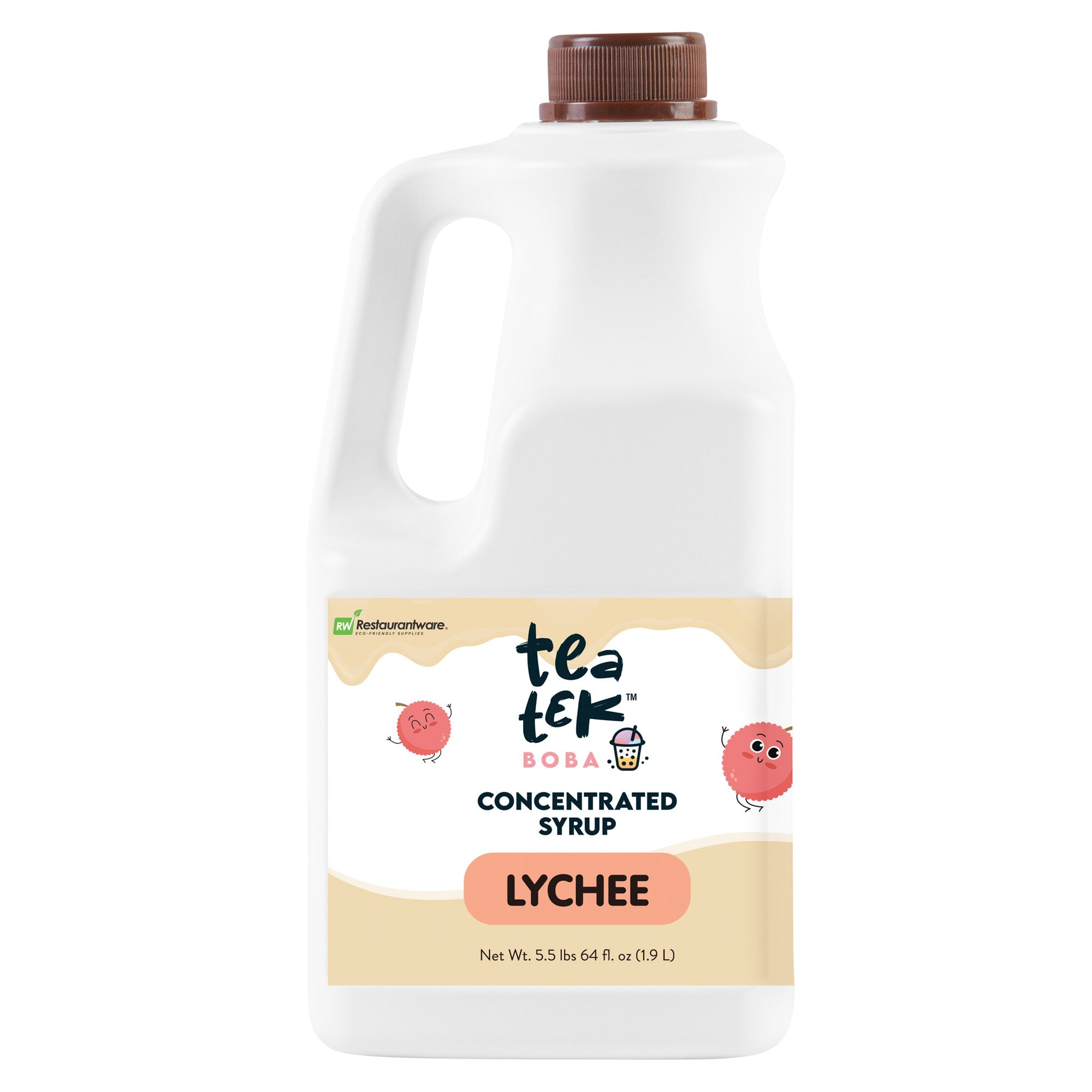 Tea Tek 64 fl. oz Lychee Concentrated Syrup - 1 count box