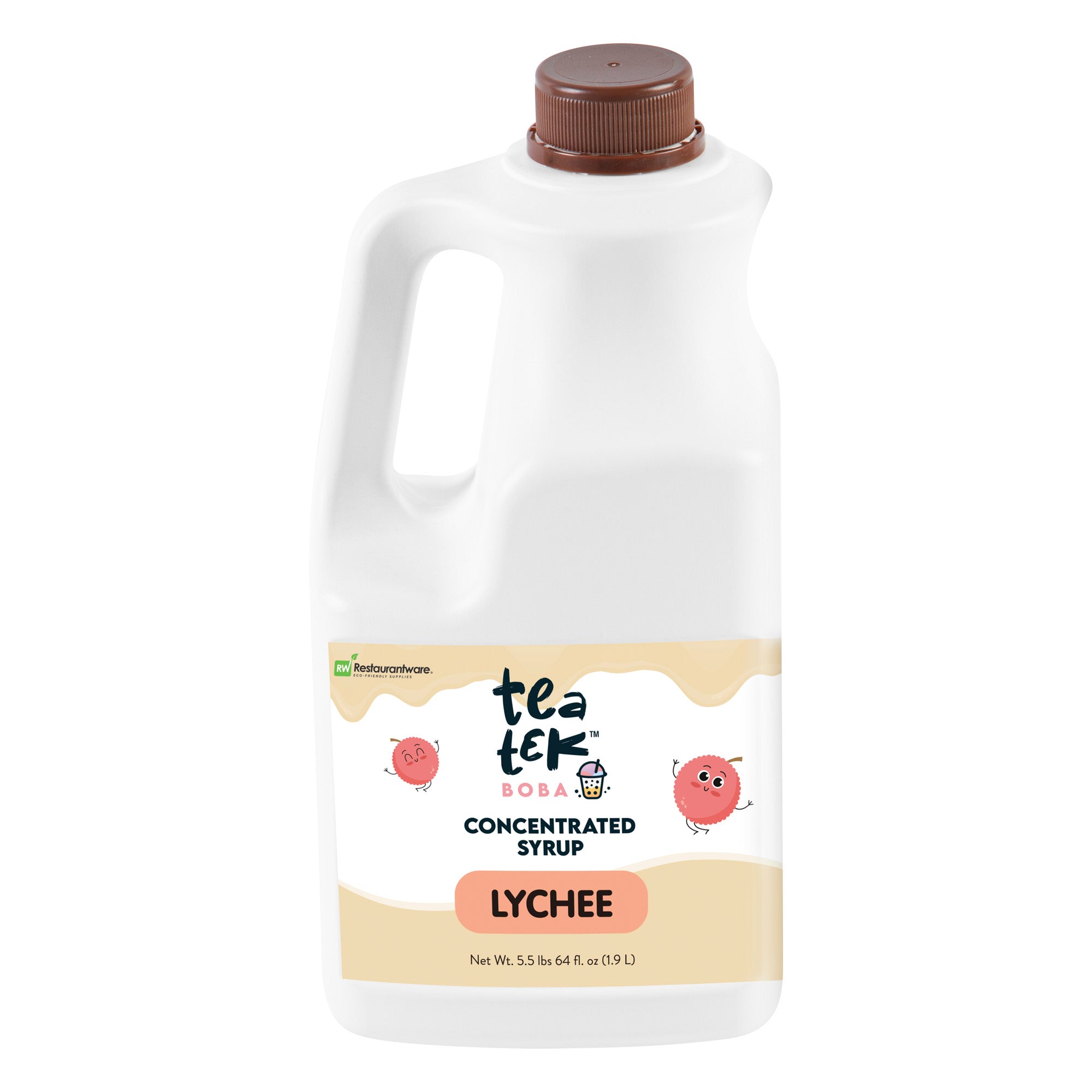 Tea Tek 64 fl. oz Lychee Concentrated Syrup - 1 count box