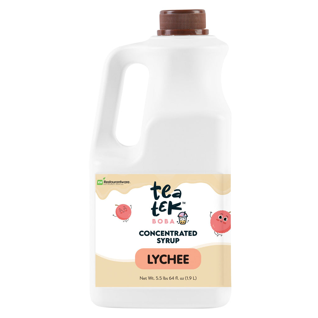 Tea Tek 64 fl. oz Lychee Concentrated Syrup - 6 count box
