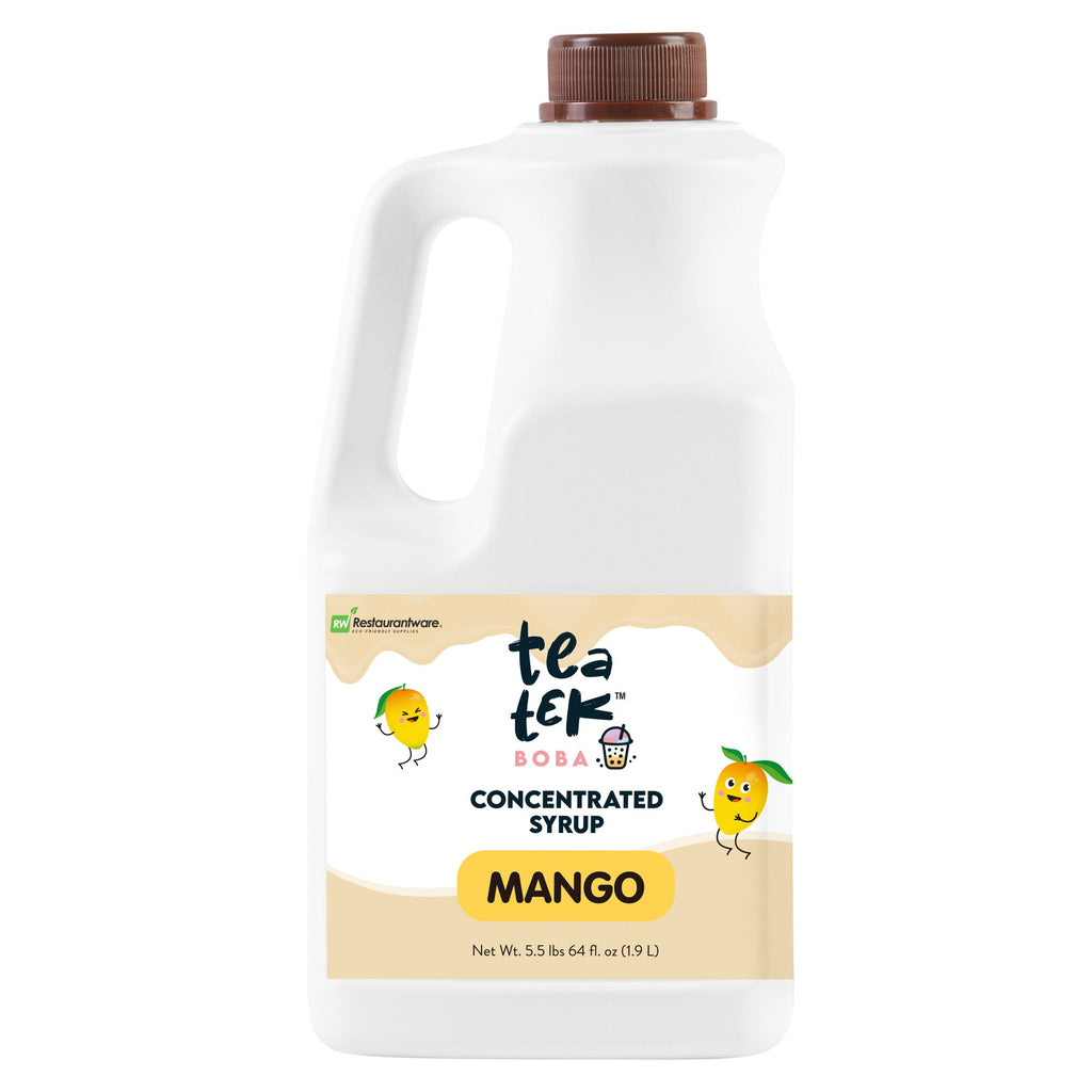 Tea Tek 64 fl. oz Mango Concentrated Syrup - 1 count box