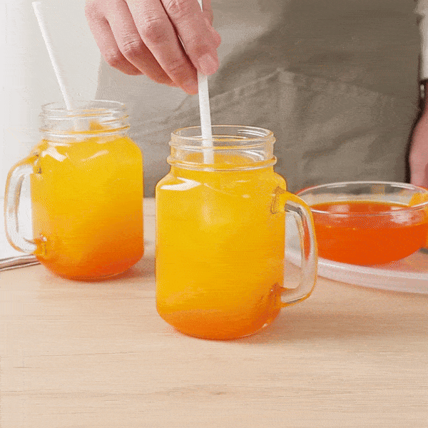 Tea Tek 64 fl. oz Mango Concentrated Syrup - 1 count box