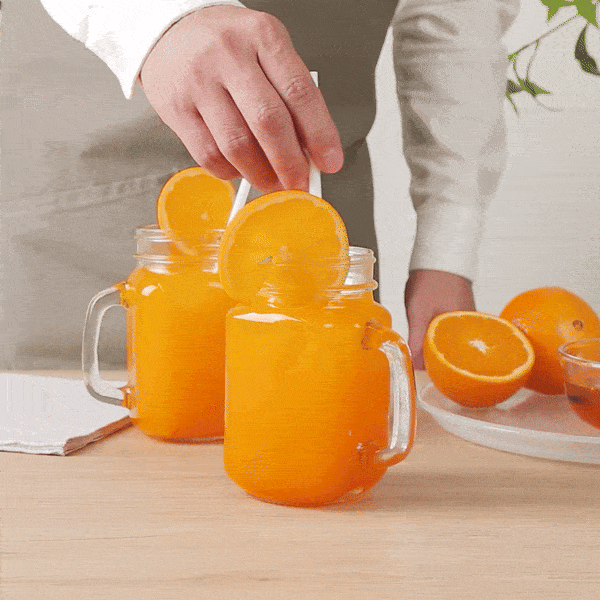 Tea Tek 64 fl. oz Orange Concentrated Syrup - 1 count box