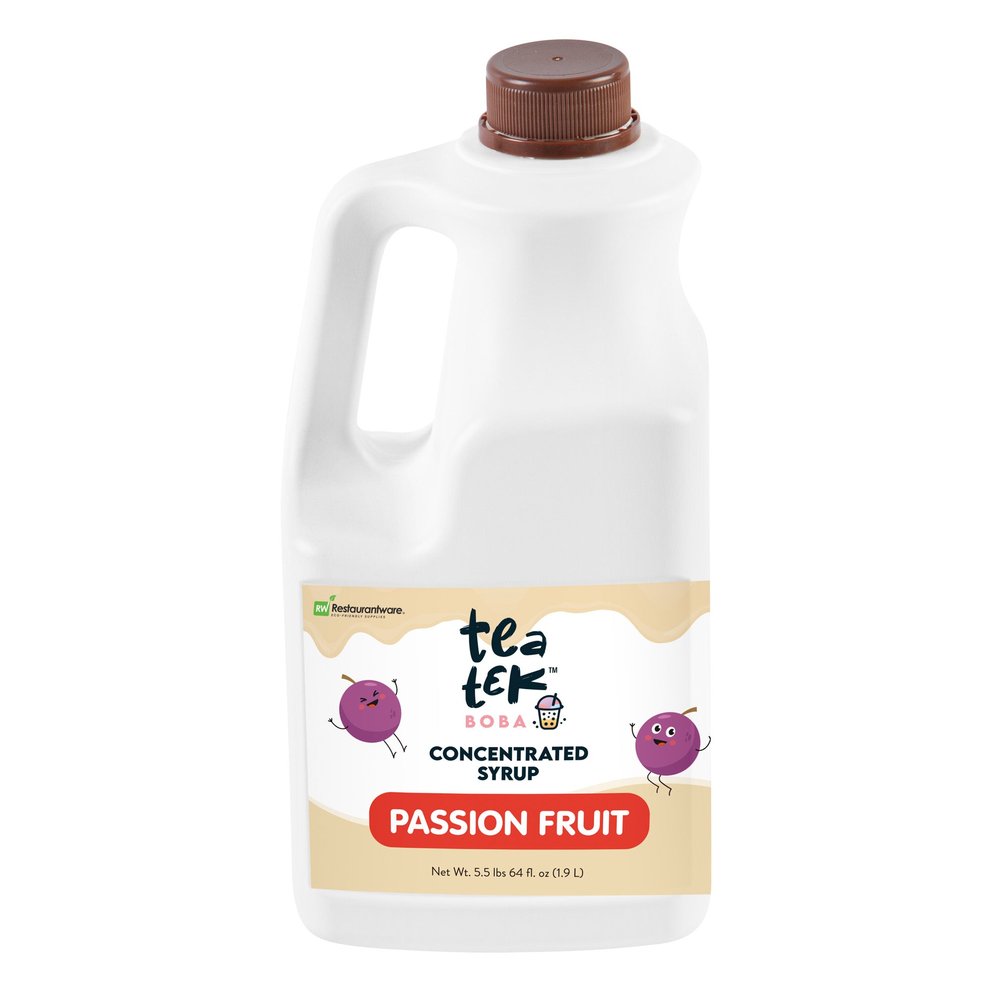 Tea Tek 64 fl. oz Passion Fruit Concentrated Syrup - 1 count box