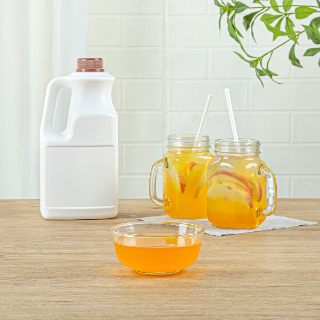 Tea Tek 64 fl. oz Peach Concentrated Syrup - 1 count box
