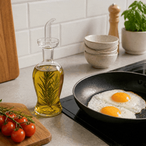 Forma Professional 9 oz Round Oil Dispenser Bottle - Blown Glass - 2 3/4" x 2 3/4" x 6 1/4" - 1 count box