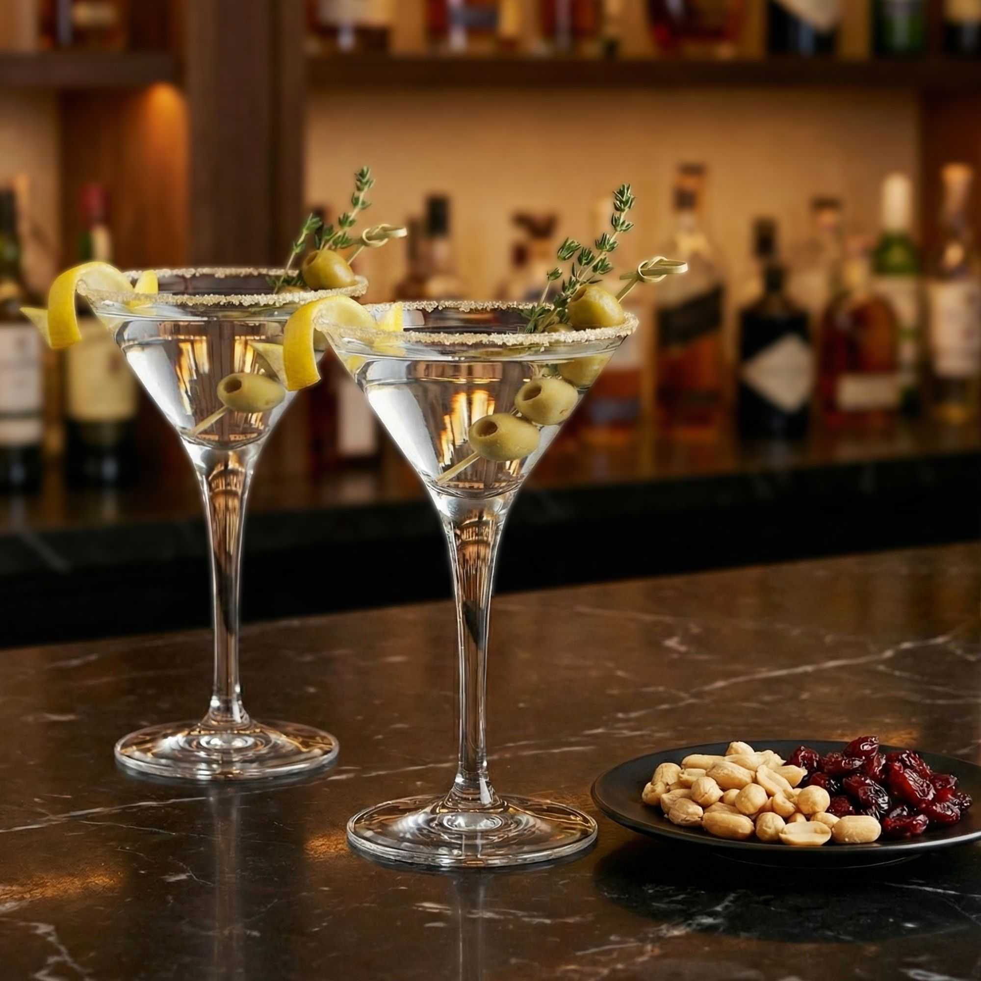 Voglia Nude 5 oz Cocktail Martini Glass - Crystal - 3 3/4" x 3 3/4" x 6 1/4" - 6 count box