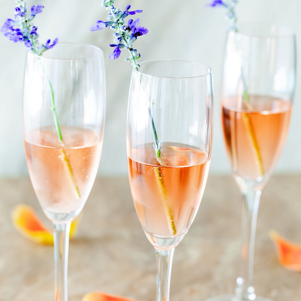 Voglia Nude 6 oz Glass Champagne Flute - Crystal - 2" x 2" x 9" - 6 count box