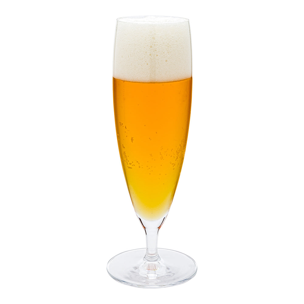 Voglia Nude 13 oz Stemmed Pilsner Beer Glass - Crystal - 2 1/2" x 2 1/2" x 8 1/2" - 6 count box