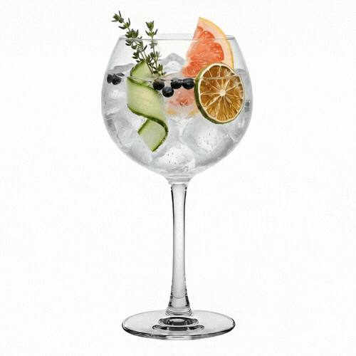 Voglia Nude 20 oz Gin Balloon Glass - Crystal - 4 1/2" x 4 1/2" x 8 1/4" - 12 count box