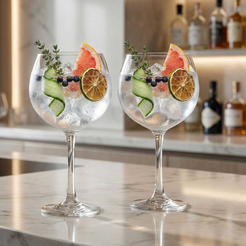 Voglia Nude 20 oz Gin Balloon Glass - Crystal - 4 1/2" x 4 1/2" x 8 1/4" - 6 count box