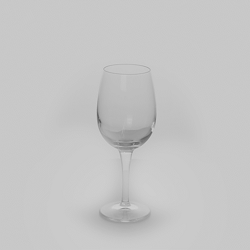 Cascata 11 oz White Wine Glass - All-Purpose - 3" x 3" x 7 3/4" - 12 count box