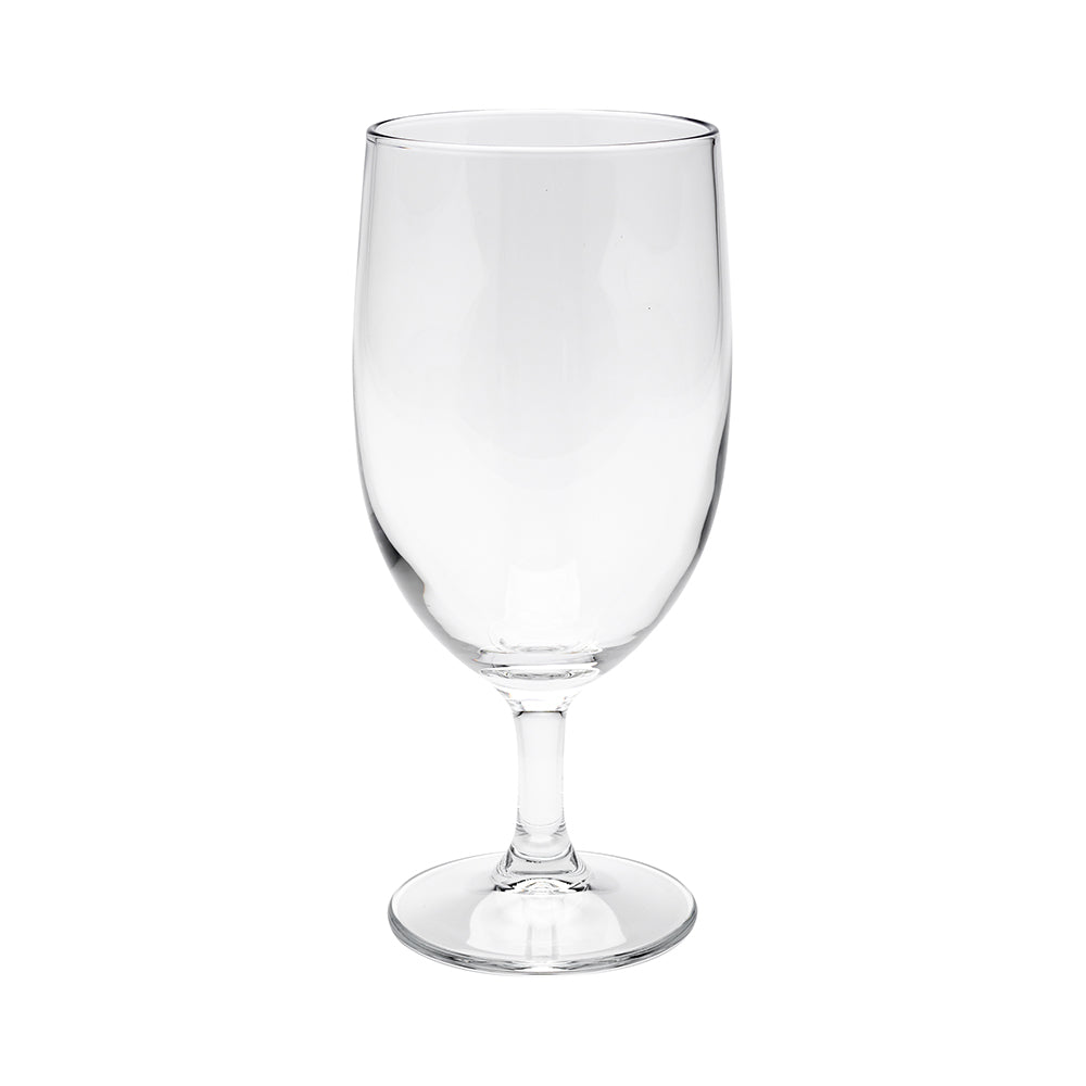 Cascata 14 oz Water Goblet Glass - 3" x 3" x 7" - 6 count box