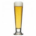 Bev Tek 14 oz Pilsner Glass - Tall-Footed - 2 1/2" x 2 1/2" x 9 1/2" - 6 count box