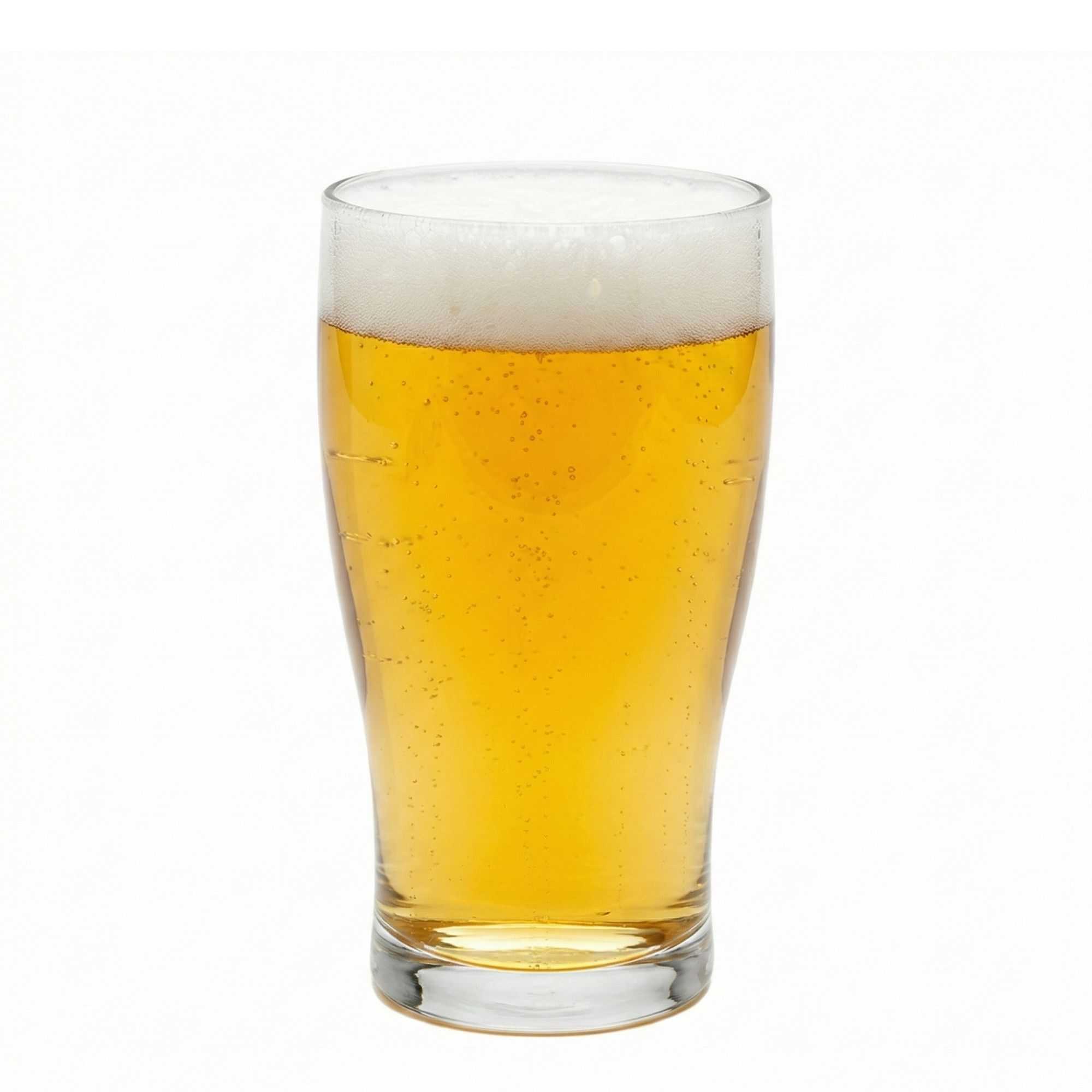 Bev Tek 16 oz Tulip Beer Pint Glass - 3" x 3" x 5 3/4" - 6 count box