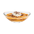 Mini Serve 2 oz Glass Ellipse Mini Tasting Bowl - 3 3/4" x 2 1/4" x 1" - 60 count box