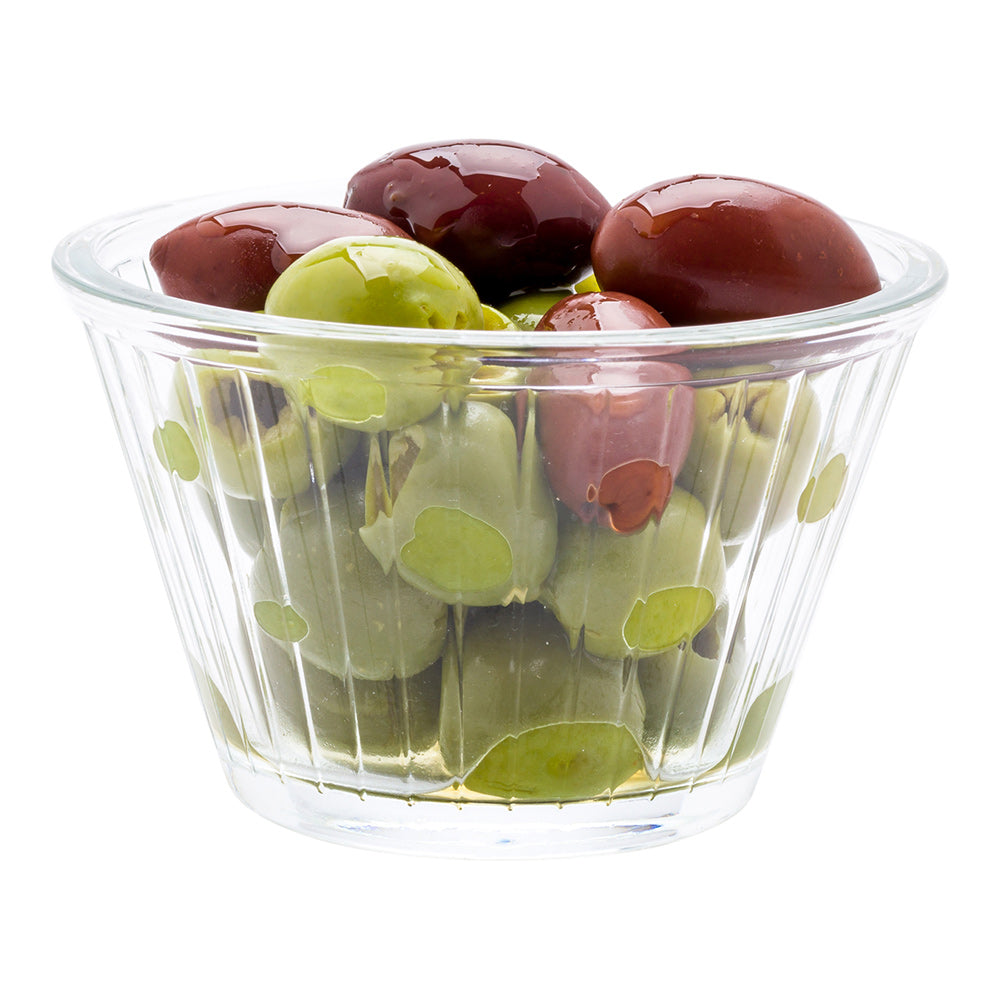 Vetri 6 oz Glass Small Bowl - Fluted - 3 1/2" x 3 1/2" x 2 1/4" - 6 count box